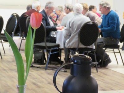 Vrijwilligersfeest 2024 - Taart en koffie - Sint-Anna-ten-Drieënparochie, Antwerpen Linkeroever - Zondag 10 maart 2024